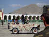 President Karzi salutes the Lion of Kabul